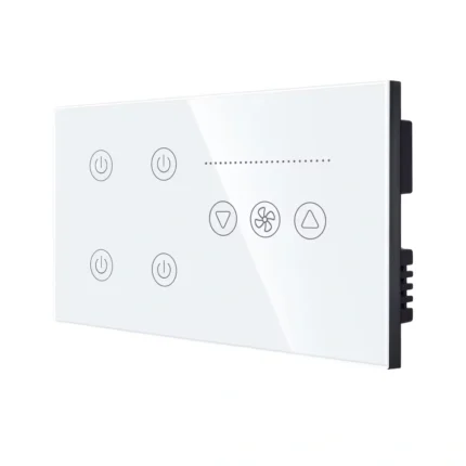 Smart 4-Gang+Fan Wall Switch