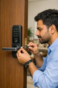 Door Lock Installation