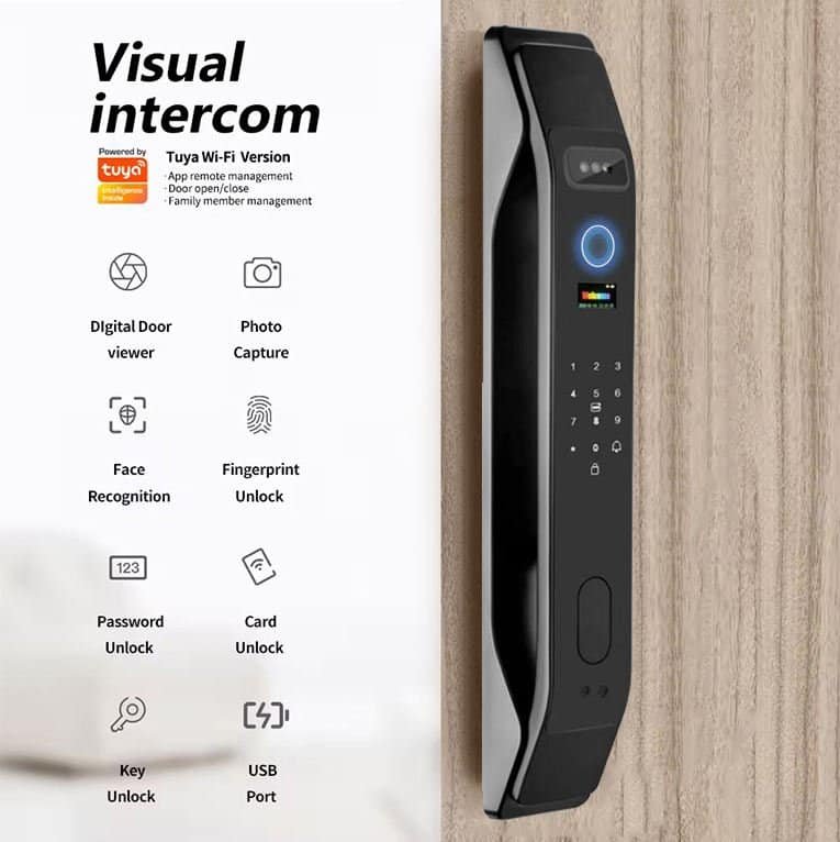 smart video call door lock HM-LK-08