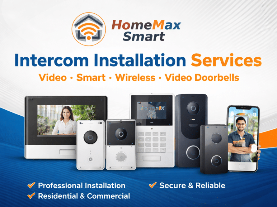 Intercom installation services by Homemax
